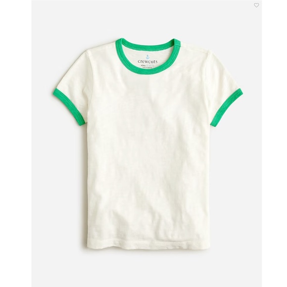 J. Crew Other - J.Crew Crewcuts Kids Short Sleeve Ringer Tee Size L (10-11) NWT